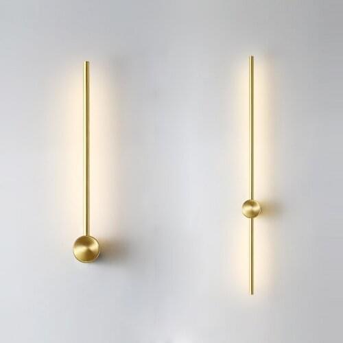 Nordic LED Wall Lamp Bedroom Decoration Home Mirror Lighting Wall Light Office Hotel Living Room Living Room Kitchen Fixtures