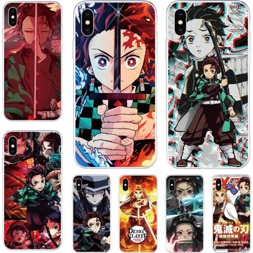 2021 Silicone Soft TPU For Lenovo K12 Pro K10 Plus K8 Note K6 Power K50 Case Demon Slayer Phone Cover