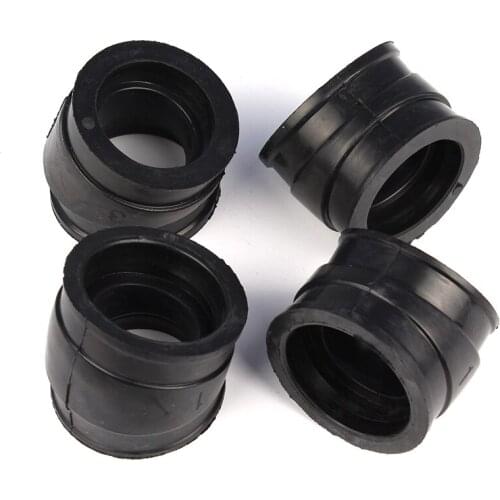 4Pcs Motorcycle Carb Carburetor Intake Manifold Boot Joint for CB750C CB750F CB750K CB750L CB750SC Nighthaw Carburador