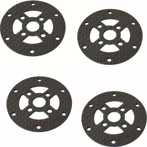 4pcs Carbon Fiber Universal Motor Mounting Plate for SK450 XA650 FY680 Quadcopter