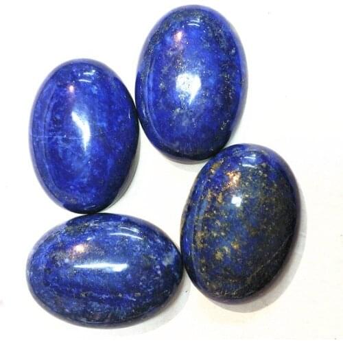Natural Lapis Lazuli stone cabochons charms beads accessories for DIY mens jewelry oval shape 13x18mm 15x20mm 18x25mm 20x30mm