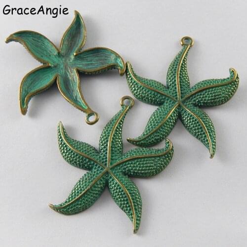 5PCS Jewelry Craft Shell Alloy Charms Retro Accessories Punk Pendant For Boho Necklace Make Big Collar Chocker Bijoux