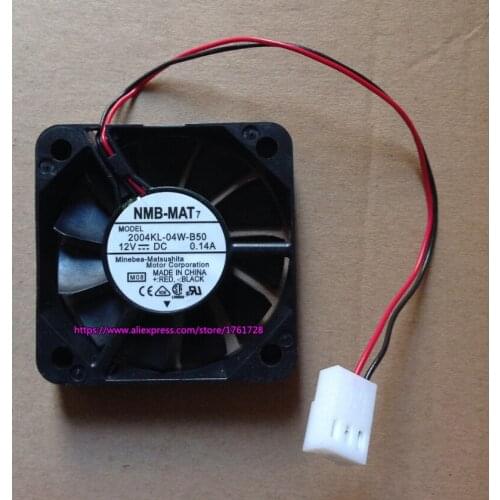 Brand new 5010 5cm 2004KL-04W-B50 2004KL-04W-B59 12V 0.14A dual ball bearings fan