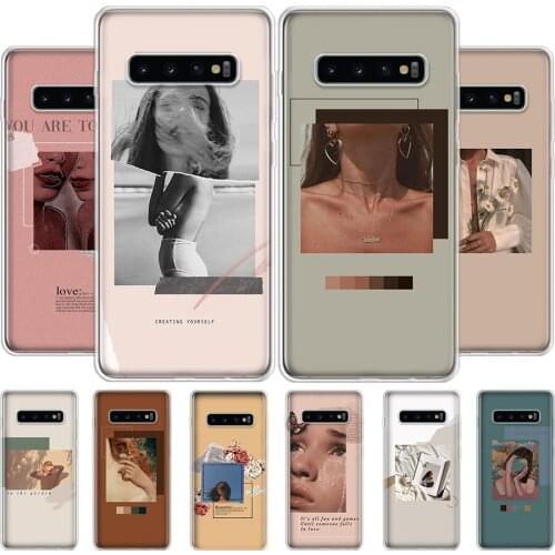 Beautiful girl fashion Phone Case For Samsung Galaxy A51 A50 A71 A70 A40 A30 A20E A10S A01 A21 A41 A6 A7 A8 A9 Plus Cover