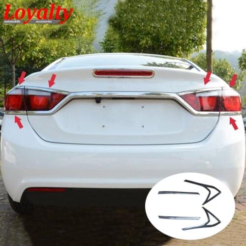 Loyalty for Chevrolet Cruze 2015 ABS Chrome Rear Light Tail Lamp Cover Back Taillight Trim Car Styling Auto Accessories