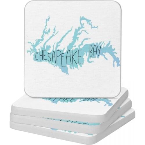 Chesapeake Bay Diatomite Square Round Coaster Resistant Water Cup Bonsai Mat Soap Toothbrush Pad Diameter 10cm