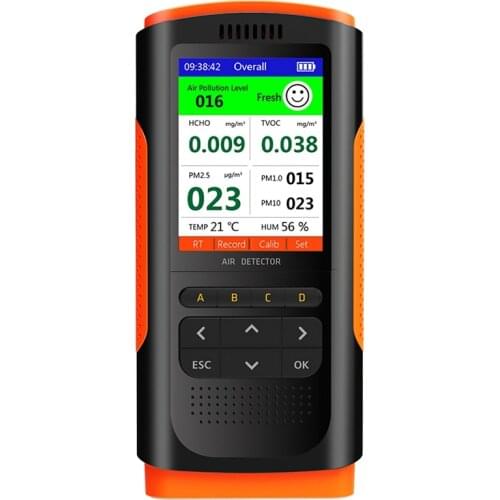Formaldehyde Detector Air Quality Monitor PM 2.5 Portable Display Air Pollution Meter Mini Dust Tester For Home Car
