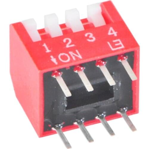 ELEWIND recessed type of PIANO DIP SWITCH(DPR-04R)
