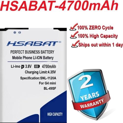 HSABAT BL-49SF 4600mAh For LG G4 mini Battery G4C G4S H735T H525N G4mini miniG4
