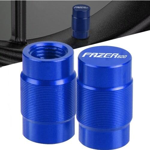 For Yamaha FAZER600 Motorcycle CNC Vehicle Wheel Tire Valve Stem Caps Covers FAZER 600 1998-2015 2014 2013 2012 2012 1999 2000