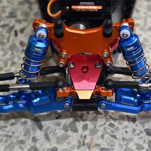 Aluminum Alloy Front Bulkhead Kit for LOSI 1/18 Mini-T 2.0 2WD Stadium Truck RTR RC Car Upgrade Kits