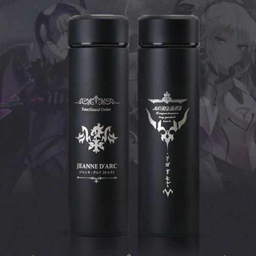 MGF FGO Mordred Fate Grand Order Mash Kyrielight Stainless steel Water Bottle Joan of Arc Outdoor Vacuum Cup