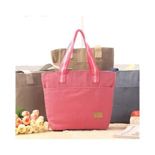 Multi-functional Outdoor folding cotton and linen receive package storage bag 32*25*11CM free shipping