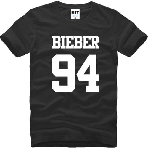 Fashion Justin Bieber T Shirt Men Band T Shirt Rock Roll hip hop short sleeve Bieber T-shirt shubuzhi top tees