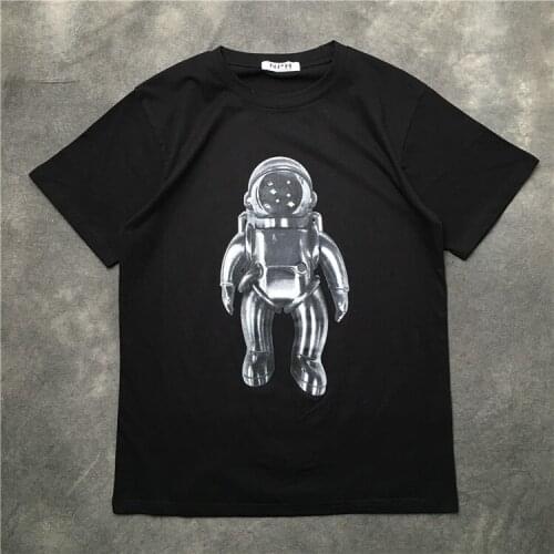 Men New Novelty 2020 astronaut T Shirts T-Shirt Hip Hop Skateboard Street Cotton T-Shirts Tee Top kenye S-XXL #K14