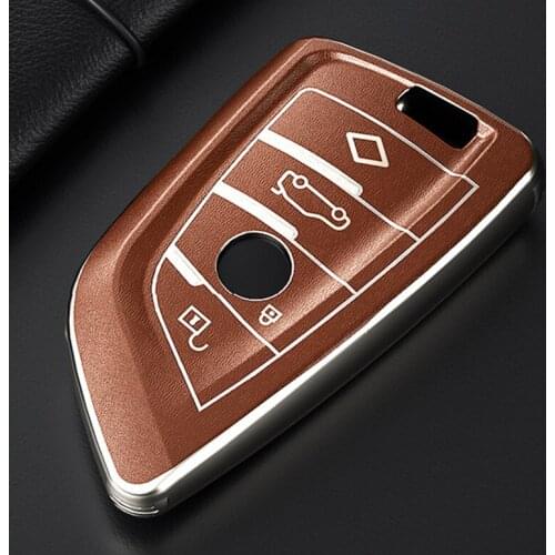 New Dermatoglyphic Surface Car Key Case Cover High Quality Car Key Cover Protector Shell for BMW X1 X5 X6 X7 3 Series 5 Series