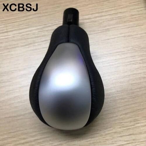 Genuine Gear Shift Lever Knob For Kia CERATO K3 FORTE CERATO KOUP SHUMA KOUP 2008~2013 silvery Glossy AT Gear Shift Knob