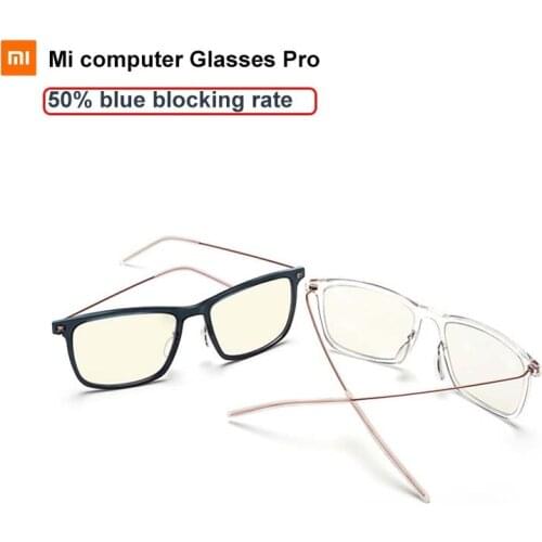 Original Xiaomi Mijia Anti-blue Rays Goggles Pro Men Women Ultralight Anti-UV Glasses for Play Computer Phone Eye protection