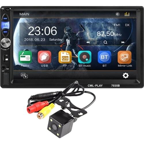 Polarlander 2din MP5 Player Mirror Link Autoradio Bluetooth 7‘’ Touch Screen Car Radio for Android