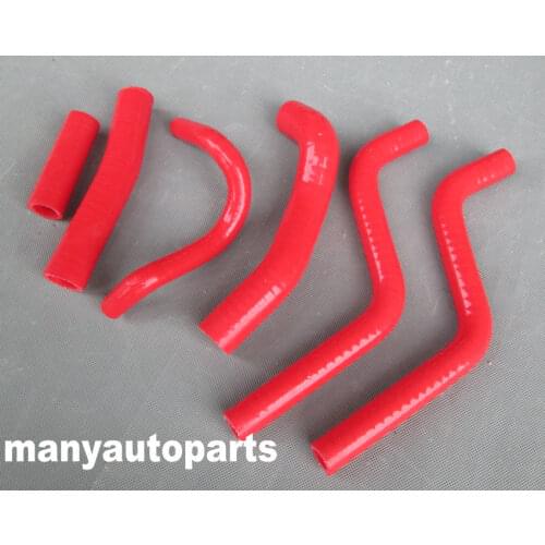 Silicone radiator hose FOR Honda CR250R CR 250 R 2-stroke 1988-1991 1989 1990 red