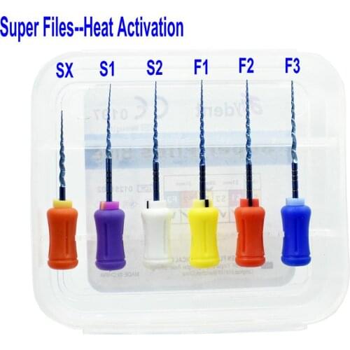 Dental handuse super files bule Thermal activation dental needle files endodontic Use