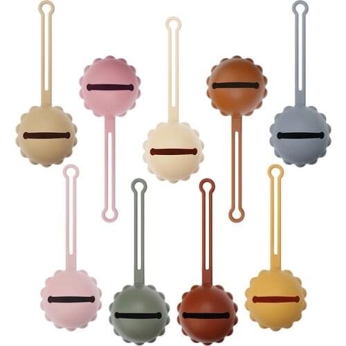 TYRY.HU Baby Silicone Pacifier Holder Container Box Infant Portable Koala Soother Pacifier Chain Silicone Storage Box BPA Free