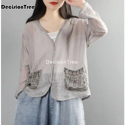 2021 women kimono cardigan traditional hanfu tops lady elegant shirt oriental cheongsam top vintage tang suit chinese blouse