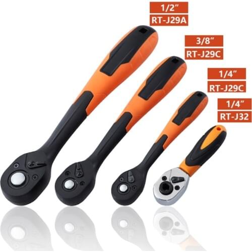 1/2\" 1/4\" 3/8\" Chrome Vanadium Steel Mini Ratchet Wrench Bidirectional Control