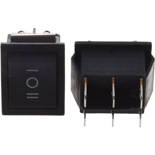 2pcs 6 Pin DPDT ON-OFF-ON 3 Position Snap in Rocker Switch 15A/250V 20A/125V AC Dropshipping