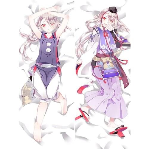 2018-August Anime Touken Ranbu Online Nakigitsune & Imanotsurugi Dakimakura throw pillow case cover hugging Body pillowcases