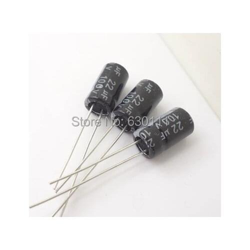 22uF 100V 105 Radial Electrolytic Capacitor 6.3*12mm