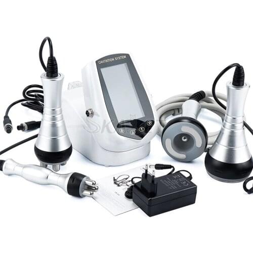 4 In 1 Mini 40K Cavitation Ultrasonic Body Massage Slimming Machine with Vacuum RF for Skin Rejuvenation Wrinkle Removal