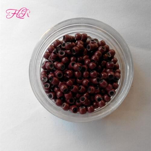 500Units Silicone Micro Rings 3.0X1.5X2.0MM Silicone Nano Rings For Nano Link Hair Extension Blonde Nano Ring With Silicone Line