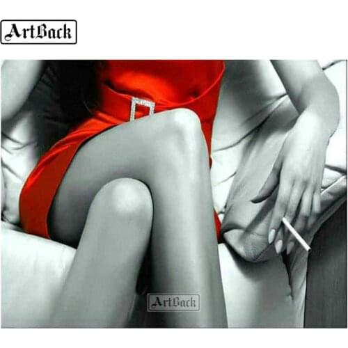 5d diamond painting sexy woman full square & round rhinestone portrait diamond mosaic home decoration