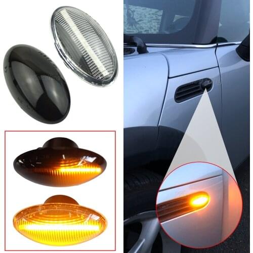 63137166014 For BMW MINI Cooper R50 R52 R53 2002-2008 1112629 LED Dynamic Sequential Flashing Turn Signal Light
