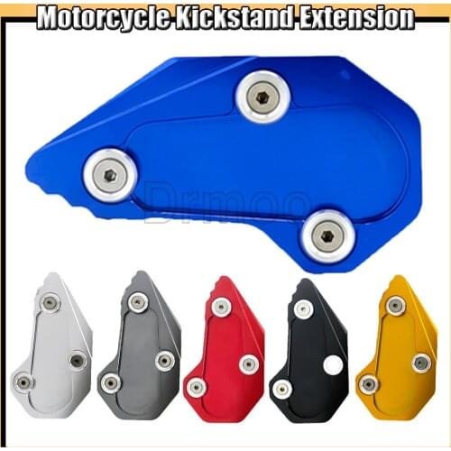 Motorcycle CNC Accessories Aluminum Side Stand Enlarge Kickstand Parts For BMW R1200R R1200GS 2015-2018