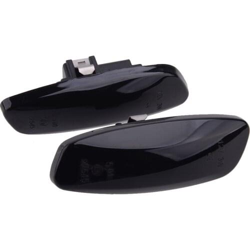 DWCX 12V 6325G5 6325G6 1 Pair Dynamic LED Side Indicator Repeater Blinker Light Fit For Peugeot 207 308 3008 5008 RCZ Citroen