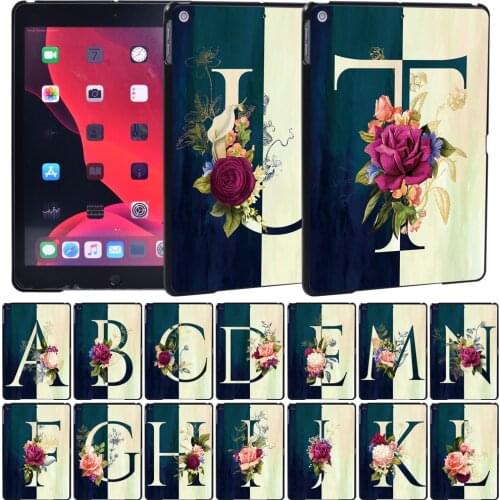 For Apple IPad (7th/8th Gen) 10.2/iPad 2/3/4/Mini 1/2/3/4/5/iPad(2017/ 2018) 26 Letter Tablet Cover Case+ Free Stylus