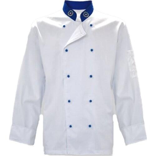 European pattern suit jacket trousers chef hat