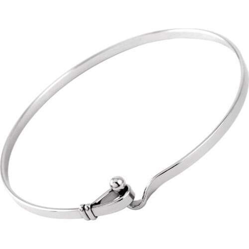 IJB0320 WHOLESALE 50pcs/lot Stainless Steel Accessories Expandable Wire Bangles 45mm~65mm Adjustable Size
