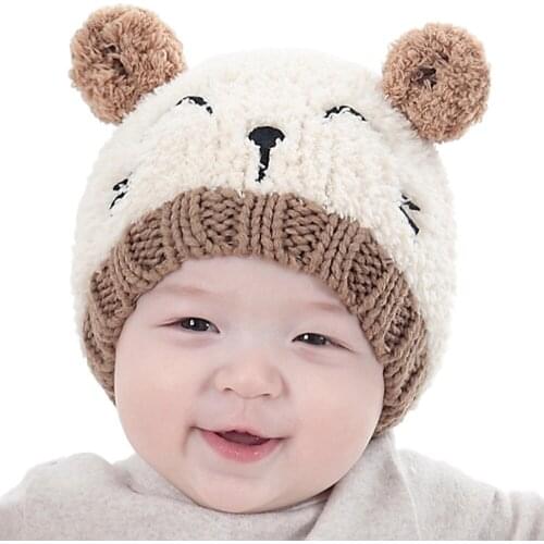 Hot Sale Baby Knitted Hats Childs Toddlers Kids Boys Girls Knitted Caps Childrens Lovely Spire Soft Autumn Winter Warm Hat