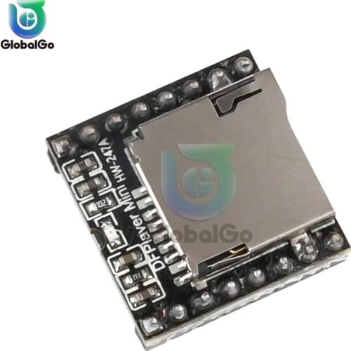 Mini-YX5200 Audio MP3 Module Support For TF Card U-Disk IO/Serial Port/AD Mini MP3 Player Module For Car Accessories