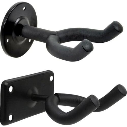 1 Pcs Guitar Hanger Hook Holder Wall Mount Stand Rack Display Install Fits Most Screws To Easy Guitar Bracket Bass B7E9