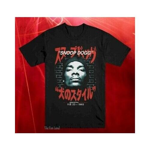 New Snoop Dogg Dog Kanji Retro Vintage Rap Mens T-Shirt