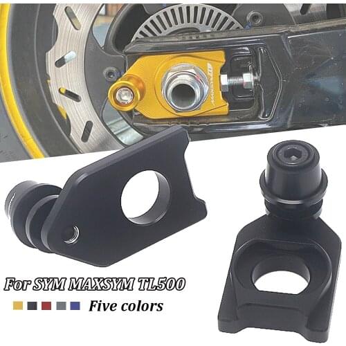New Motorcycle Chain Adjustment Block Frame Swingarm Spools Sliders For SYM MAXSYM TL 500 TL500 2020