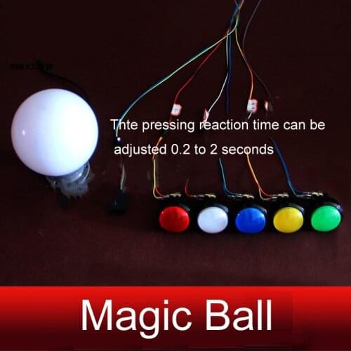 Secret room escape prop Product game props Adventure game Magic ball organs change color Magic ball unlock
