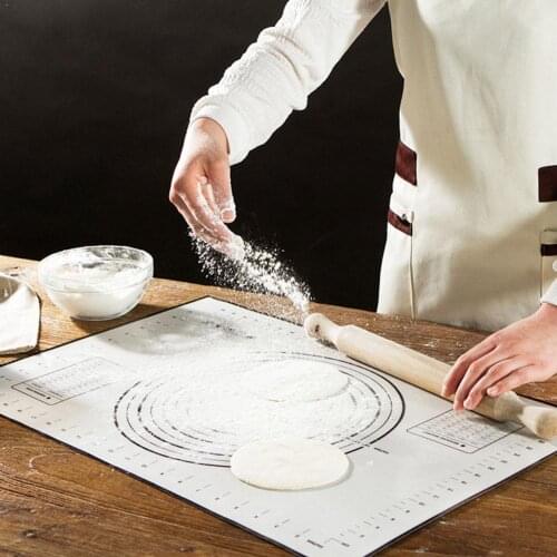 3 sizes Silicone Dough Kneading Mat Pizza Pastry Kitchen Baking To Pad Gadgets Stretchability Cooking Accessories Non-stick O8X5