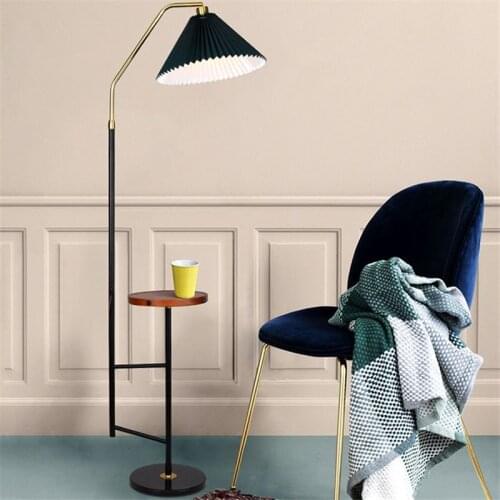 Contemporary Floor Lamp for Tea Table Nordic Decoration Home Living Room Decoration Lights American Luxury Iron Art Stand Lamps