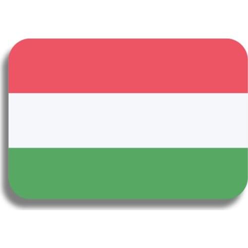 Hungary Flag Pin Acrylic Brooch Flag Badge Backpacks Coat Accessories Classic Patriotism Ornaments For National Day And Meeting