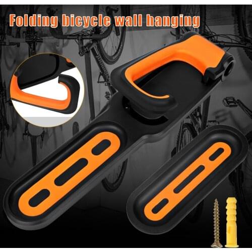 Vertical Wall Mount Bike Hook Rack Foldable Adjustable Duty Bike Accessories Bicycle Storage Hanging Holders Soporte Bicicleta